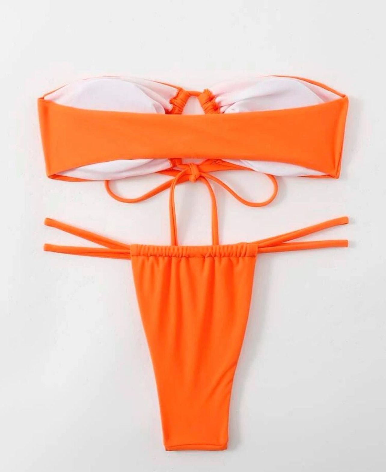 WOMEN PADDED BRA BEACH BIKINI SET